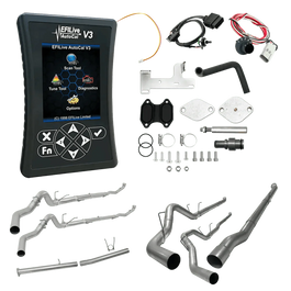 DPF Delete All-in-one Kit 2013-2017 6.7L RAM Cummins (CME) / 4-inch Stainless Steel Delete Pipe Ram Cummins 6.7L All-in-One DPF/DEF/EGR Delete Kit (2013-2021)