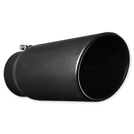 Black Bandit Exhaust Parts 5" - 7" Black (5"-7"-15") Universal Stainless Steel Exhaust Tip - Black Bandit