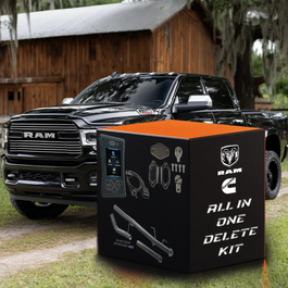 Ram Cummins 6.7L Cab & Chassis All in one Delete Kit (DPF/DEF/EGR) w/ Delete Pipe (2013-2020)