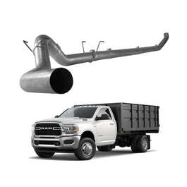Dodge Ram Cummins 6.7L C&C - 5" Turbo Back Race Exhaust System (2011-2018) with compatible truck
