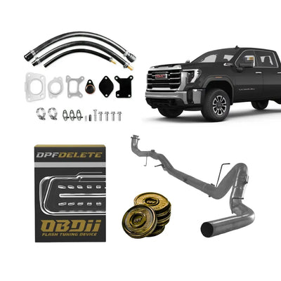 GM Duramax L5P - All-In-One DPF/DEF/EGR Delete Kit (2017-2025) - 2024-2025 / 5 inch Downpipe-Back Exhaust